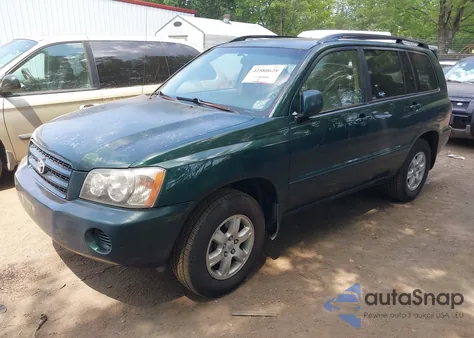 2003 Toyota Highlander V6 z USA, uszkodzony, nr VIN JTEGF21A230086458